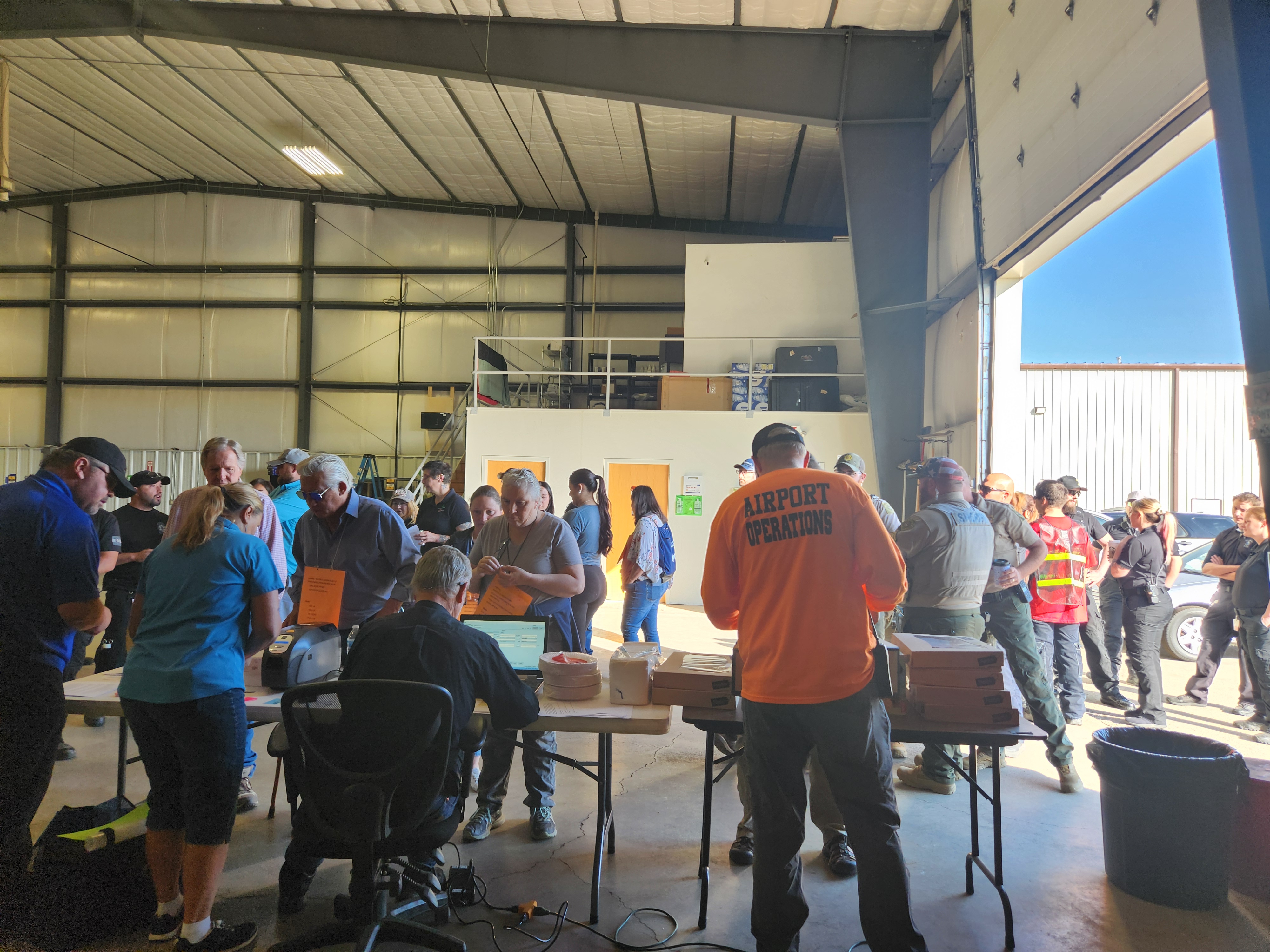 Volunteers at SLV Airport Full Scale Exercise